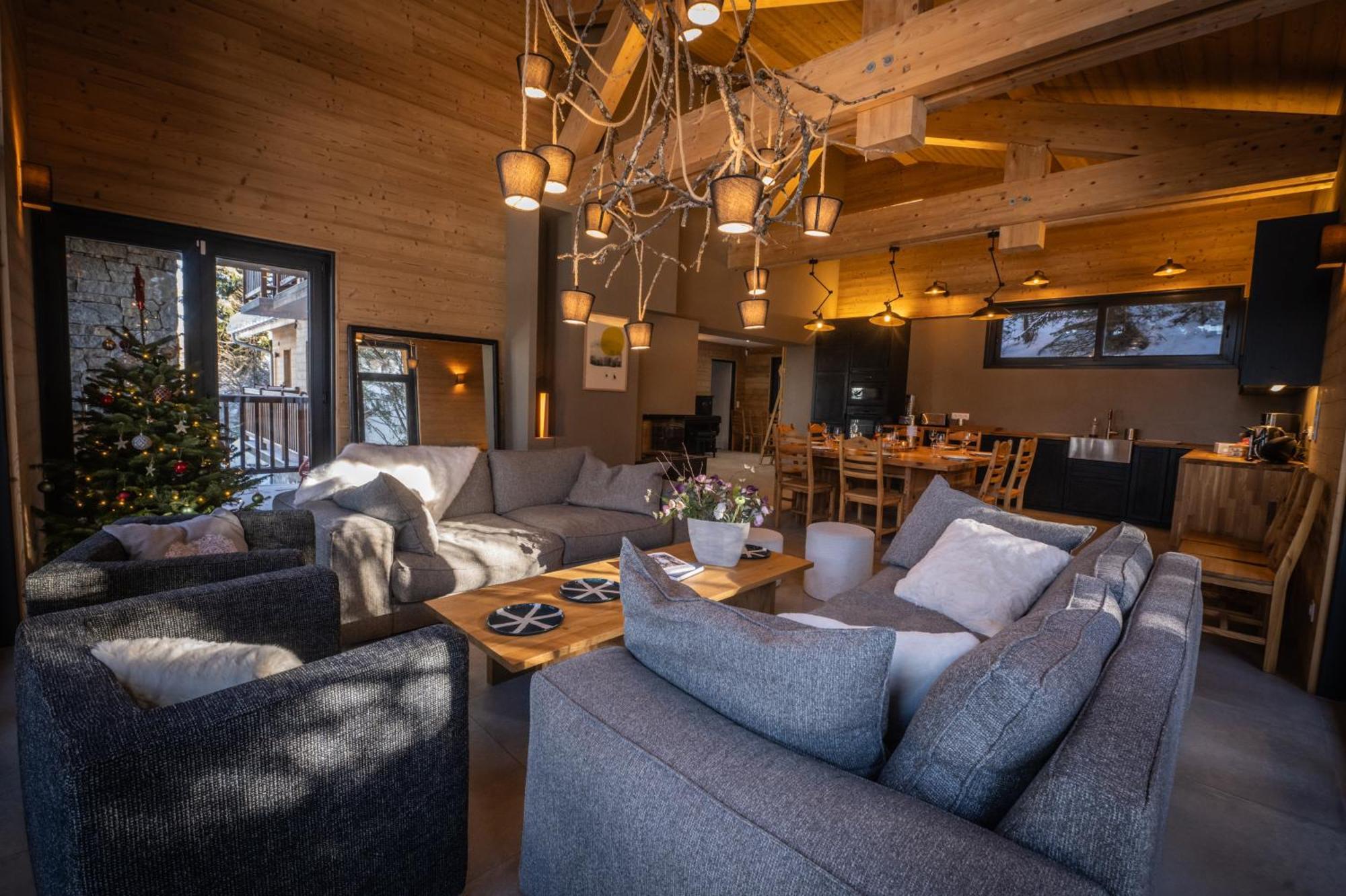 Chalet Du Bois Melay - Piscine - Proche Pistes - 15 Personnes La Plagne Exterior foto